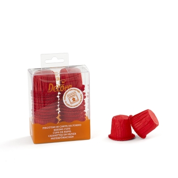 Mini Muffin Cups - Red